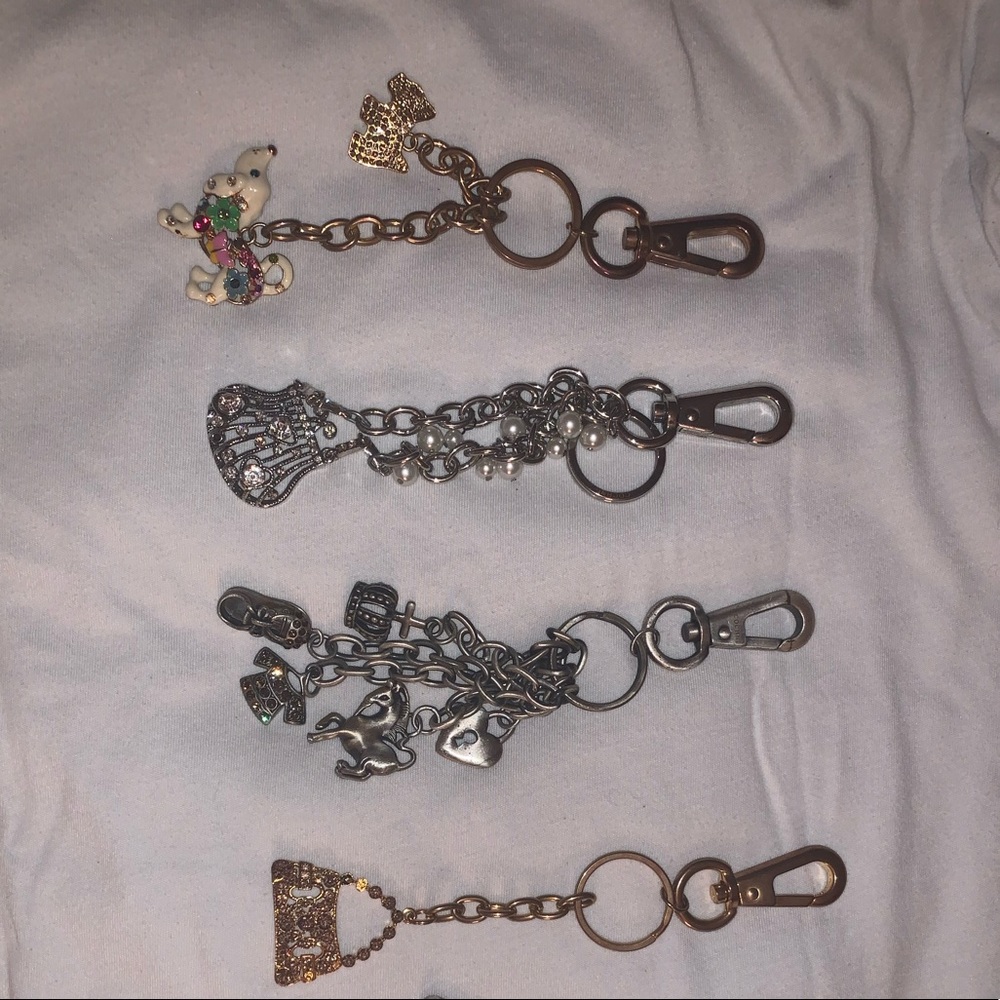 Silver and Gold Keychains